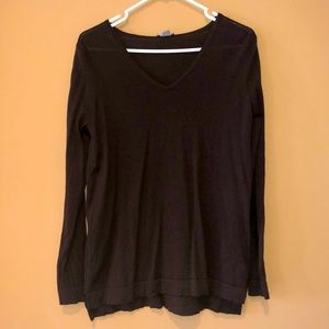 J.Jill Dark Brown Long Sleeve Sweater Size Medium